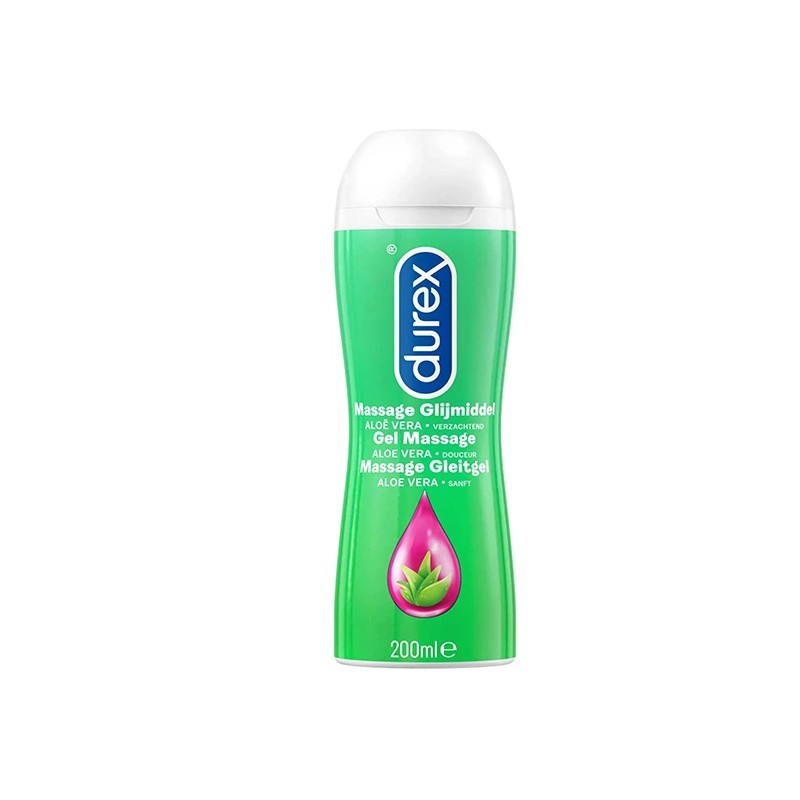 Lubrykant i żel do masażu - Durex Massage Lubricant Aloe Vera 200 ml